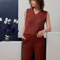 Lang Yarns Knitting Pattern Karla Slipover Pattern Bundle in Vaya by LANGYARNS | Fatto a Mano 288-035