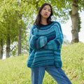 Lang Yarns Knitting Pattern Ladies' sweater Pattern Bundle in CLOUD by LANGYARNS | Punto 45-006