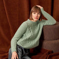 Lang Yarns Knitting Pattern MALALA Pullover Pattern Bundle in Malou Light by LANGYARNS | Fatto a Mano 282-027