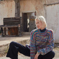Lang Yarns Knitting Pattern MOVEDAY Sweater Pattern Bundle in Move 8ply by LANGYARNS | Punto 79-008