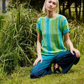 Lang Yarns Knitting Pattern NATURE WALK Sweater Pattern Bundle in Glow by LANGYARNS | WOOLADDICTS #14-021