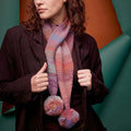 Lang Yarns Knitting Pattern NENA Scarf Pattern Bundle in Aurora by LANGYARNS | Fatto a Mano 286-021