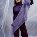 Lang Yarns Knitting Pattern ORLANA Triangular shawl Pattern Bundle in Mohair Luxe by LANGYARNS | Fatto a Mano 286-058
