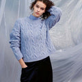 Lang Yarns Knitting Pattern PEARL Sweater Pattern Bundle in Lambswool by LANGYARNS | Fatto a Mano 286-086