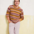 Lang Yarns Knitting Pattern PIUS Men's sweater Pattern Bundle in Linello by LANGYARNS | Fatto a Mano 284-053