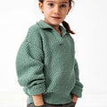 Lang Yarns Knitting Pattern Pullover Pattern Bundle in ATLANTIS by LANGYARNS | Punto 41-023