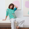 Lang Yarns Knitting Pattern Querida Sweater Pattern Bundle in Oceania by LANGYARNS | Fatto a Mano 288-018