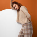 Lang Yarns Knitting Pattern REBECCA Sweater Pattern Bundle in Vaya by LANGYARNS | Fatto a Mano 280-025