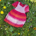 Lang Yarns Knitting Pattern Romper dress Pattern Bundle in BABY COTTON COLOUR by LANGYARNS | Punto 56-007