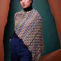 Lang Yarns Knitting Pattern ROSALBA Shawl Pattern Bundle in Aurora by LANGYARNS | Fatto a Mano 286-026