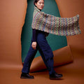 Lang Yarns Knitting Pattern ROSALBA Shawl Pattern Bundle in Aurora by LANGYARNS | Fatto a Mano 286-026