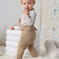 Lang Yarns Knitting Pattern SAMI Leggings Pattern Bundle in Baby Cotton Naturally Coloured by LANGYARNS | Punto 83-009