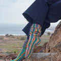 Lang Yarns Knitting Pattern SIDESTEP Slouchy socks Pattern Bundle in Move by LANGYARNS | Punto 79-012