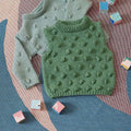Lang Yarns Knitting Pattern SILLIA Slipover Pattern Bundle in Merino 200 Bébé by LANGYARNS | Punto 80-018