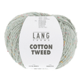 Lang Yarns Knitting Pattern Small - 10 balls / pastel green 1178.0091 CASSIE Cardigan Pattern Bundle in Cotton Tweed by LANGYARNS | Punto 90-006