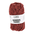 Lang Yarns Knitting Pattern Small-Medium - 11 balls / red 1143.0060 REESE Sweater Pattern Bundle in DONEGAL TWEED+ by LANGYARNS | Punto 77-014