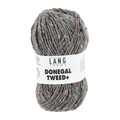 Lang Yarns Knitting Pattern Small-Medium - 13 balls / stone 1143.0096 VALENTIN Unisex sweater Pattern Bundle in DONEGAL TWEED+ by LANGYARNS | Punto 77-017
