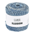 Lang Yarns Knitting Pattern Small-Medium - 4 balls / blue/grey/beige 1155.0006 SENTA Top Pattern Bundle in Illusion by LANGYARNS | Punto 81-003