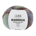 Lang Yarns Knitting Pattern Small-Medium - 4 balls / eggplant/mustard yellow/red 1145.0009 WITHNEY Top Down Sweater Pattern Bundle in Magnolia by LANGYARNS | Punto 74-002