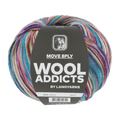 Lang Yarns Knitting Pattern Small-Medium - 4 balls / PURPLE/TURQUOISE/OFFWHITE 1147.0005 MOVEDAY Sweater Pattern Bundle in Move 8ply by LANGYARNS | Punto 79-008