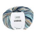 Lang Yarns Knitting Pattern Small-Medium - 5 balls / blue/beige/grey 1156.0004 SOLE Sweater Pattern Bundle in Lisboa by LANGYARNS | Punto 82-010