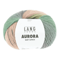 Lang Yarns Knitting Pattern Small-Medium - 5 balls / lime/green/purple/turquoise 1163.0004 KELSEY Slipover Pattern Bundle in AURORA | FATTO A MANO 286
