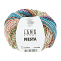 Lang Yarns Knitting Pattern Small-Medium - 6 balls / light blue/pink/green/orange 1160.0002 FRIA Short-sleeved sweater Pattern Bundle in Fiesta by LANGYARNS | Fatto a Mano 284-039