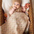 Lang Yarns Knitting Pattern SOLVEIG Bonnet Pattern Bundle in Baby Cotton Naturally Coloured by LANGYARNS | Punto 83-005