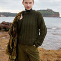 Lang Yarns Knitting Pattern STRONG ROOTS Sweater Pattern Bundle in Promise by LANGYARNS | WOOLADDICTS #15-035