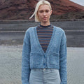 Lang Yarns Knitting Pattern SULLY Cardigan Pattern Bundle in DONEGAL TWEED+ by LANGYARNS | Punto 77-009