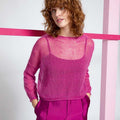Lang Yarns Knitting Pattern TILDA Sweater Pattern Bundle in Mohair 21 by LANGYARNS | Fatto a Mano 280-001