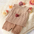 Lang Yarns Knitting Pattern TOVE Trousers Pattern Bundle in Baby Cotton Naturally Coloured by LANGYARNS | Punto 83-003