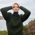 Lang Yarns Knitting Pattern TREE OF LIFE Sweater Pattern Bundle in Fire by LANGYARNS | WOOLADDICTS #15-036