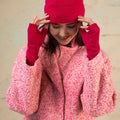 Lang Yarns Knitting Pattern ULRIKE Hat Pattern Bundle in Cashmere Premium by LANGYARNS | Punto 60-016