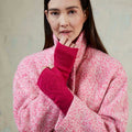 Lang Yarns Knitting Pattern WANDA Wrist warmers Pattern Bundle in Cashmere Lace by LANGYARNS | Punto 60-017