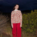 Lang Yarns Knitting Pattern WILLOW Crochet Sweater Pattern Bundle in Mosaic by LANGYARNS | Punto 84-047