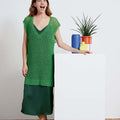 Lang Yarns Knitting Pattern XALLY Slipover Pattern Bundle in Crealino by LANGYARNS | Fatto a Mano 284-045