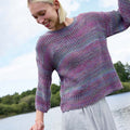 Lang Yarns Knitting Pattern YANNIE Sweater Pattern Bundle in Illusion by LANGYARNS | Punto 81-009