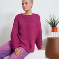 Lang Yarns Knitting Pattern ZEA Sweater Pattern Bundle in Amira by LANGYARNS | Fatto a Mano 284-041