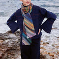 Lang Yarns Knitting Pattern ZORYA Crochet Scarf Pattern Bundle in Infinity by LANGYARNS | Punto 85