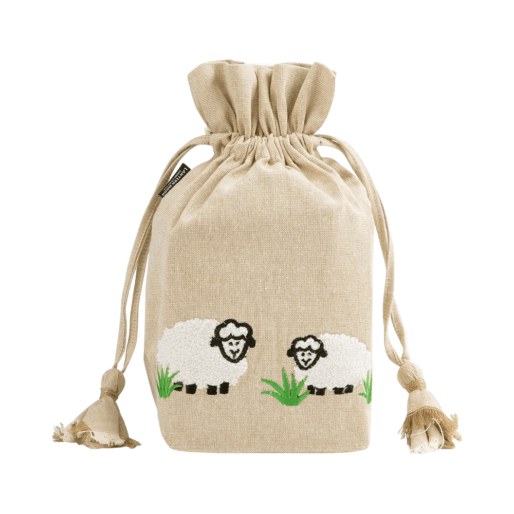 Lantern Moon Knitting Needles Natural White Lantern Moon | Meadow Drawstring Bag
