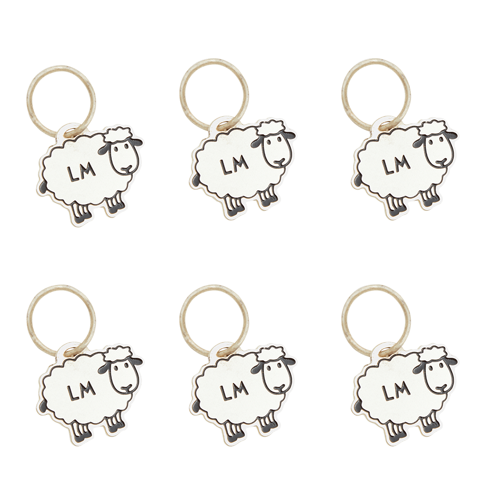 Lantern Moon Stitch Markers Lantern Moon | Stitch Markers | Meadow set of 6