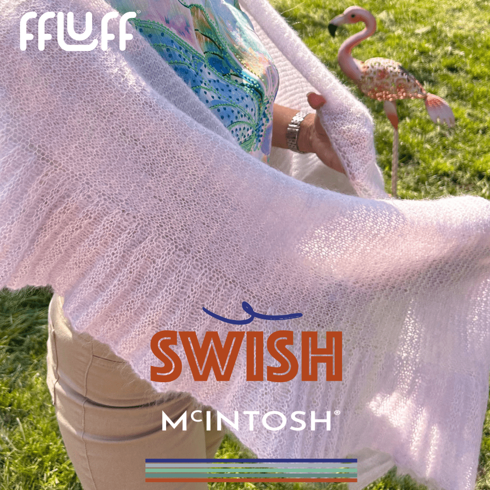 McIntosh Yarn Swish Wrap / Shawl | Knitting Kit