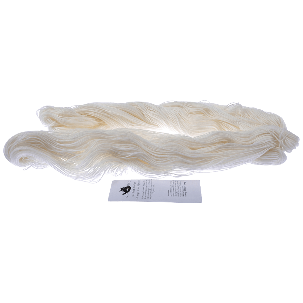 Schoppel Wolle Yarn SCHOPPEL | Undyed | das Paar 2 x 50g Skeins | 980