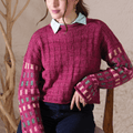 Symfonie Hand Dyed Yarns Symfonie Hand-Dyed Yarn | Mosaic Pullover | Viva | Chronicle 2