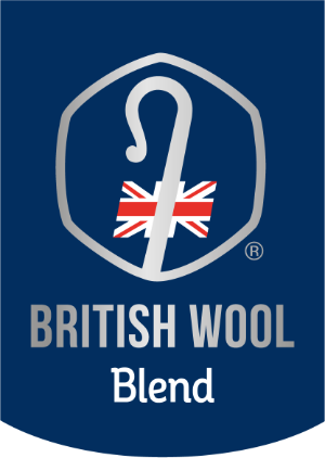 British Wool blend logo