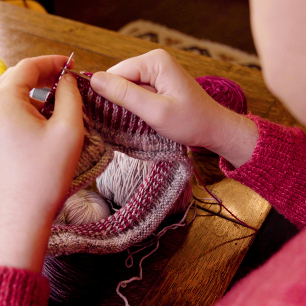 Knitting in the round