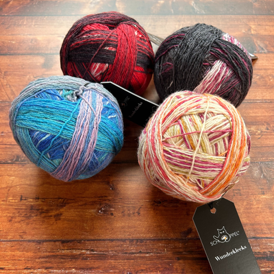 4 balls of yarn