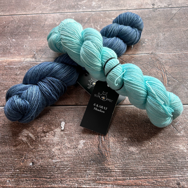 Knitting with 6 KARAT SHADOW