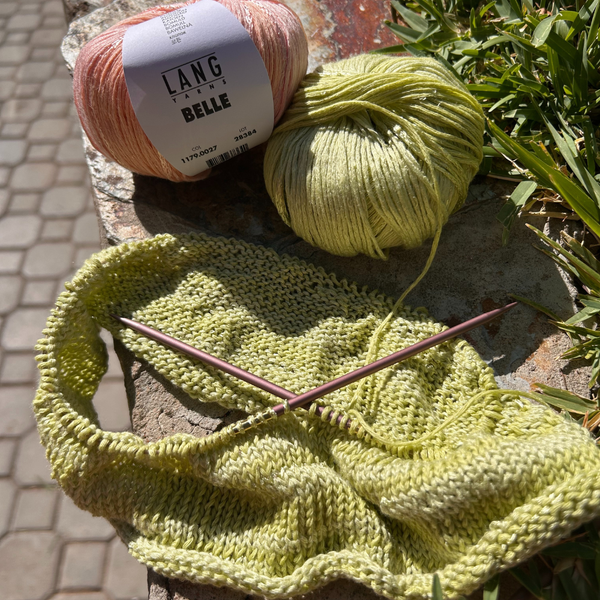 Knitting with BELLE
